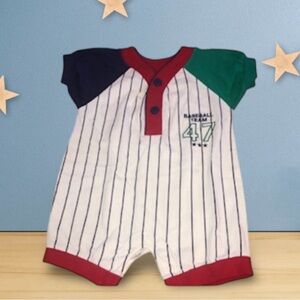 Baby Sport Baseball Onesie